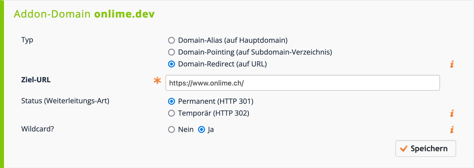 Wildcard Domain-Redirect