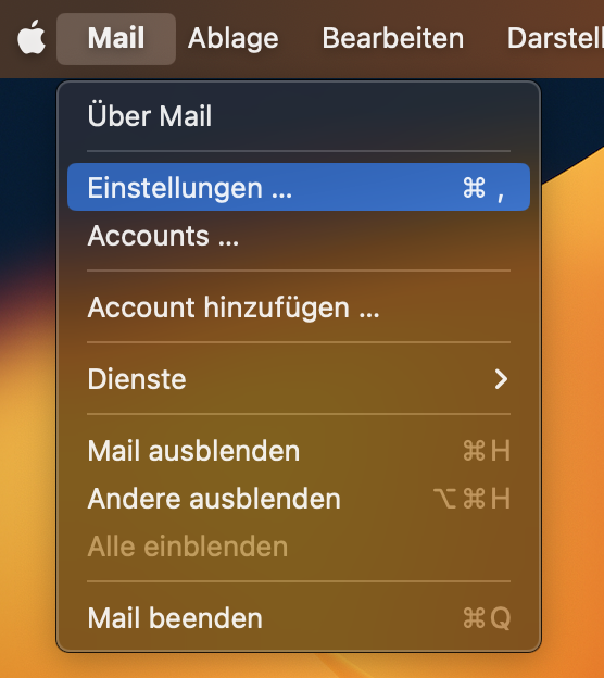 Einstellungen