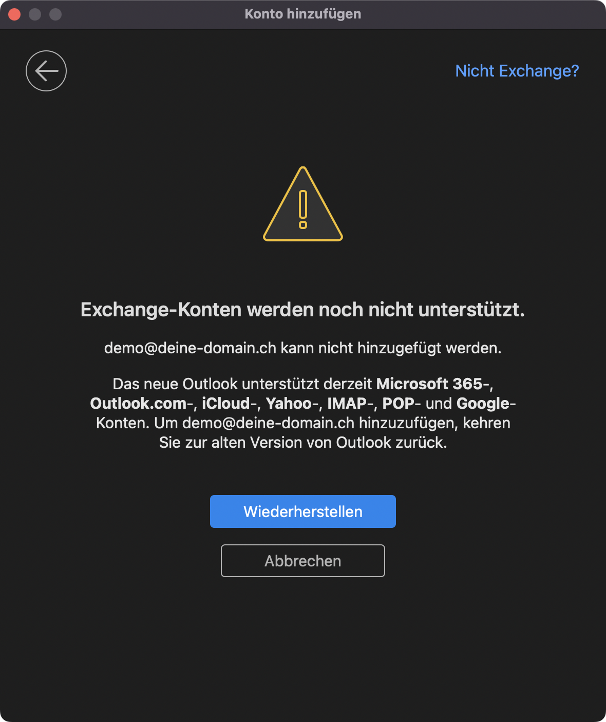 Nicht-Exchange