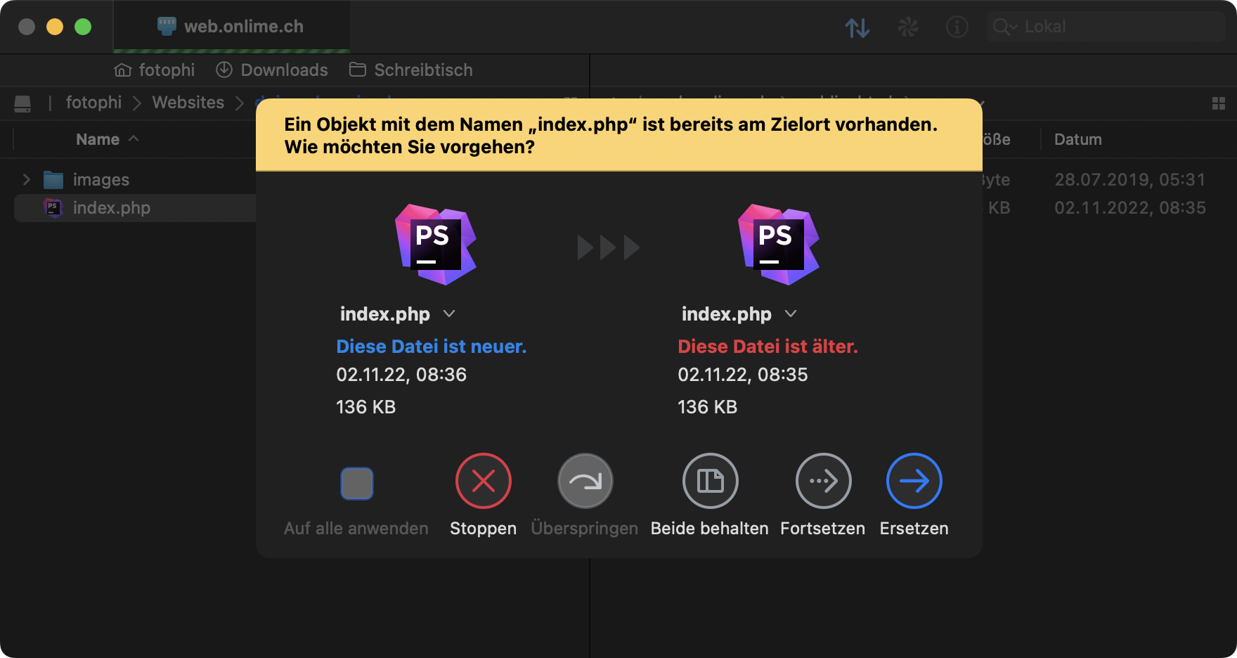 Datei hochladen