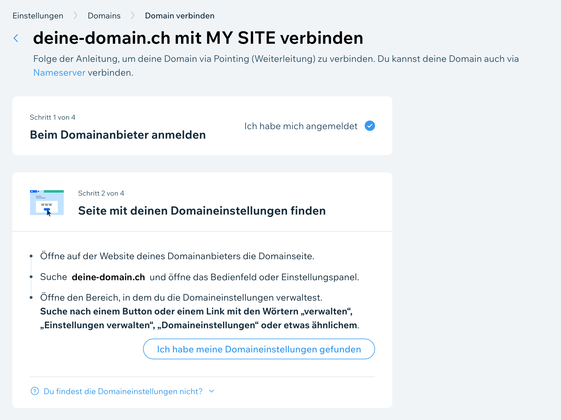 Schritt 2